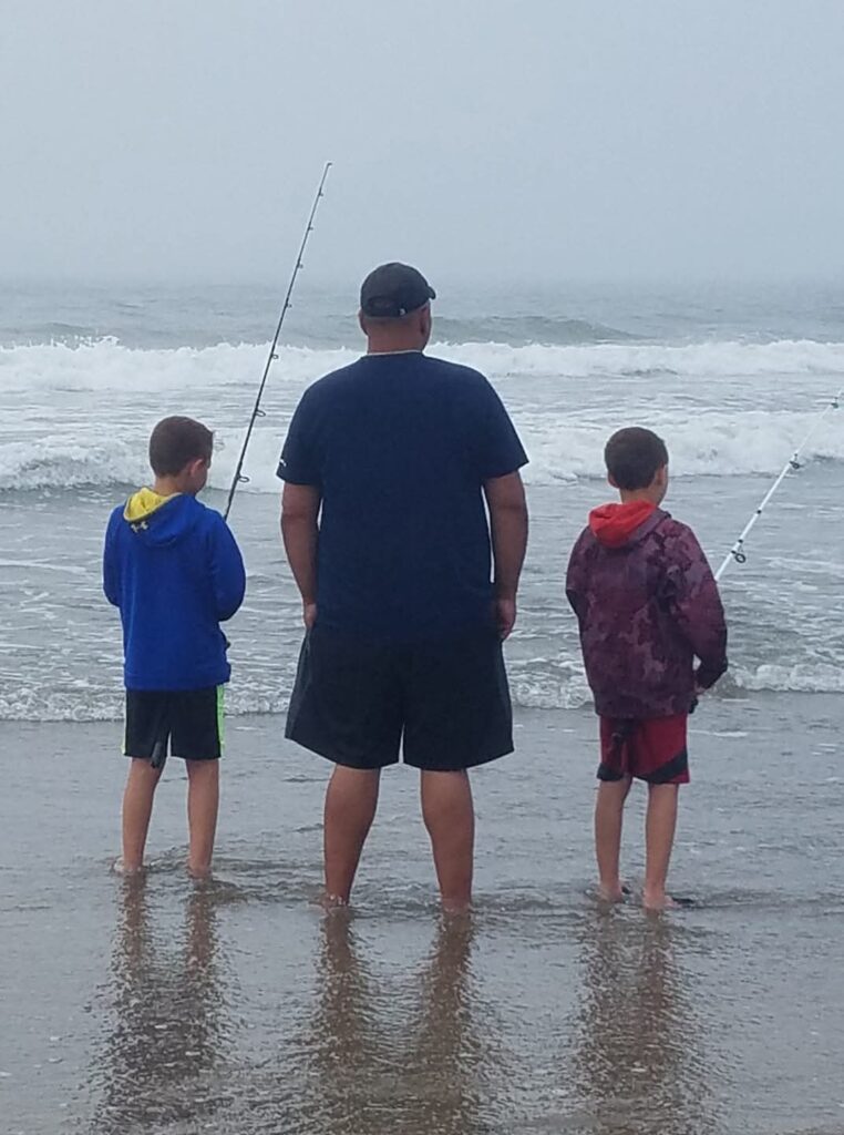 Jason & Family fishing